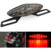 Nilight 6 Inch Oval White LED Trailer Tail Lights Surface Mount 2PCS 10 LEDs Waterproof Reverse Back Up Trailers Lighting for Truck RV Boat Bus Lorry Camper Van Caravan(Motorcycle Tail Lights Smoked)