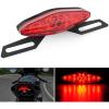 Nilight 6 Inch Oval White LED Trailer Tail Lights Surface Mount 2PCS 10 LEDs Waterproof Reverse Back Up Trailers Lighting for Truck RV Boat Bus Lorry Camper Van Caravan(Motorcycle Tail Lights Red)