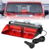 Nilight Emergency Strobe Lights Windshield Hazard Warning Safety Flash with Suction Cups Super Bright LED Light for Police Enforcement Firefighters Vehicle Truck(Red)