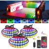 Nilight Truck Bed Light Strip RGB-IC LED Bar for Pickup Multi Dream Color DIY Music Synchronous with APP and RF Remote Control 3PCS 60 inch Cargo Lighting(RGBIC)