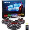 Nilight Truck Bed Light Strip RGB-IC LED Bar for Pickup Multi Dream Color DIY Music Synchronous with APP and RF Remote Control 3PCS 60 inch Cargo Lighting(RGB (Red  Green  Blue))