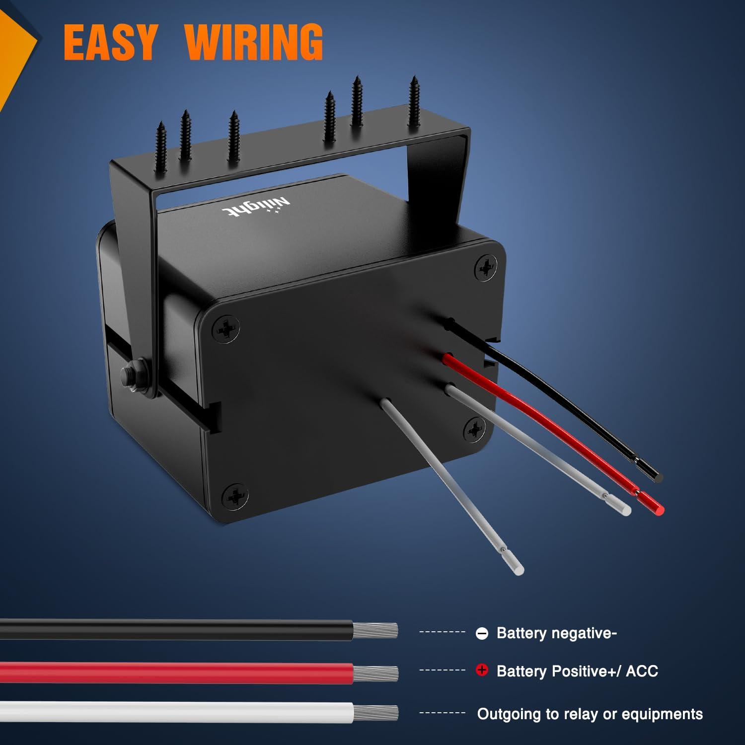 imageNilight 2 Gang Rocker Switch Box 12V SPST ON Off PD Type C and QC 30 USB Charger Voltmeter Waterproof Aluminum Panel DIY Stickers for Boats Cars RVs TrucksRedBox