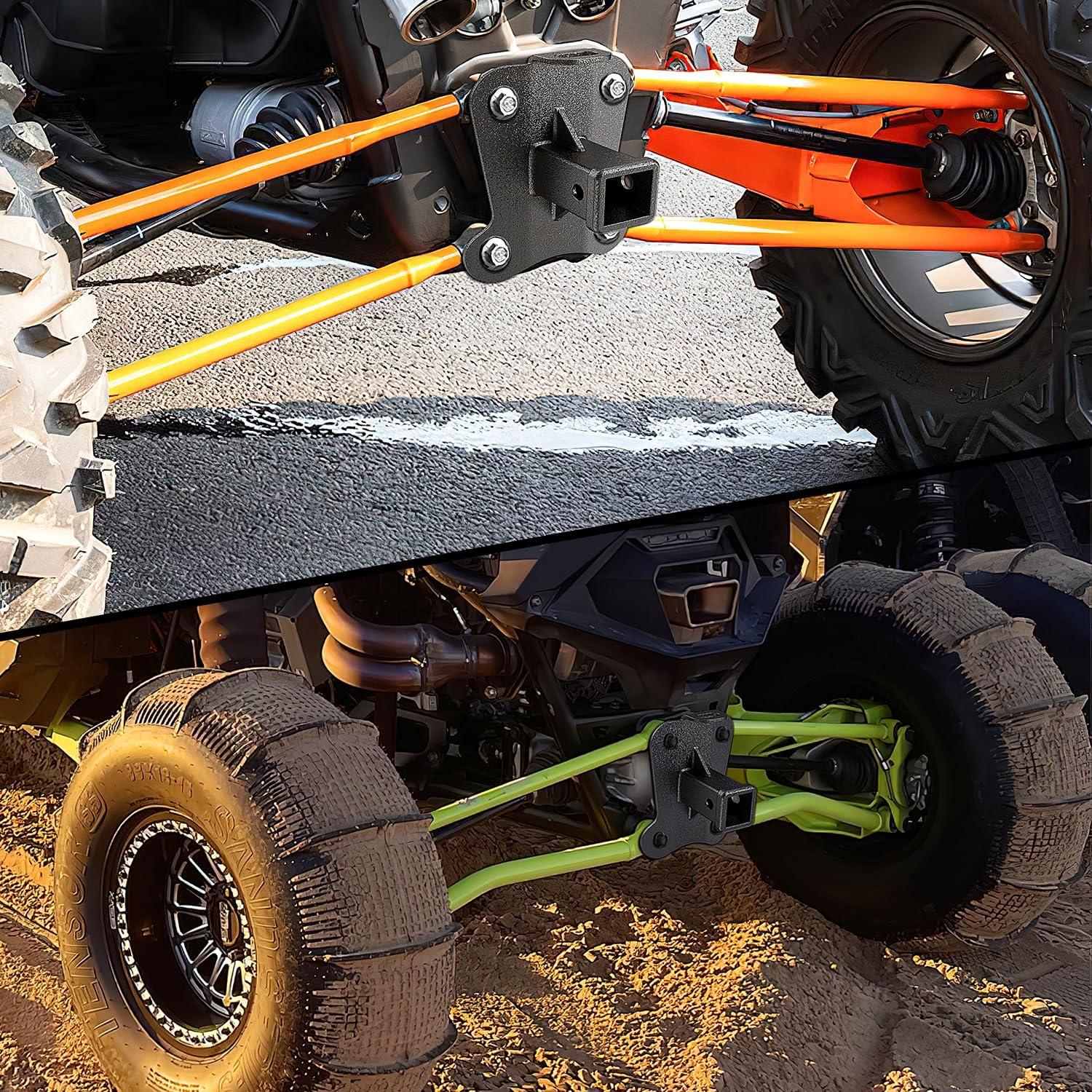 imageNilight 2 Inch Rear Trailer Hitch Receiver Class 3 Tow Towing Hitch ampamp Cover Kit for Gladiator JT 2019 2020 2021 2022 2023 2024 2025 with Hitch CoverFor Polaris RZR 20222024 Tow Hitch