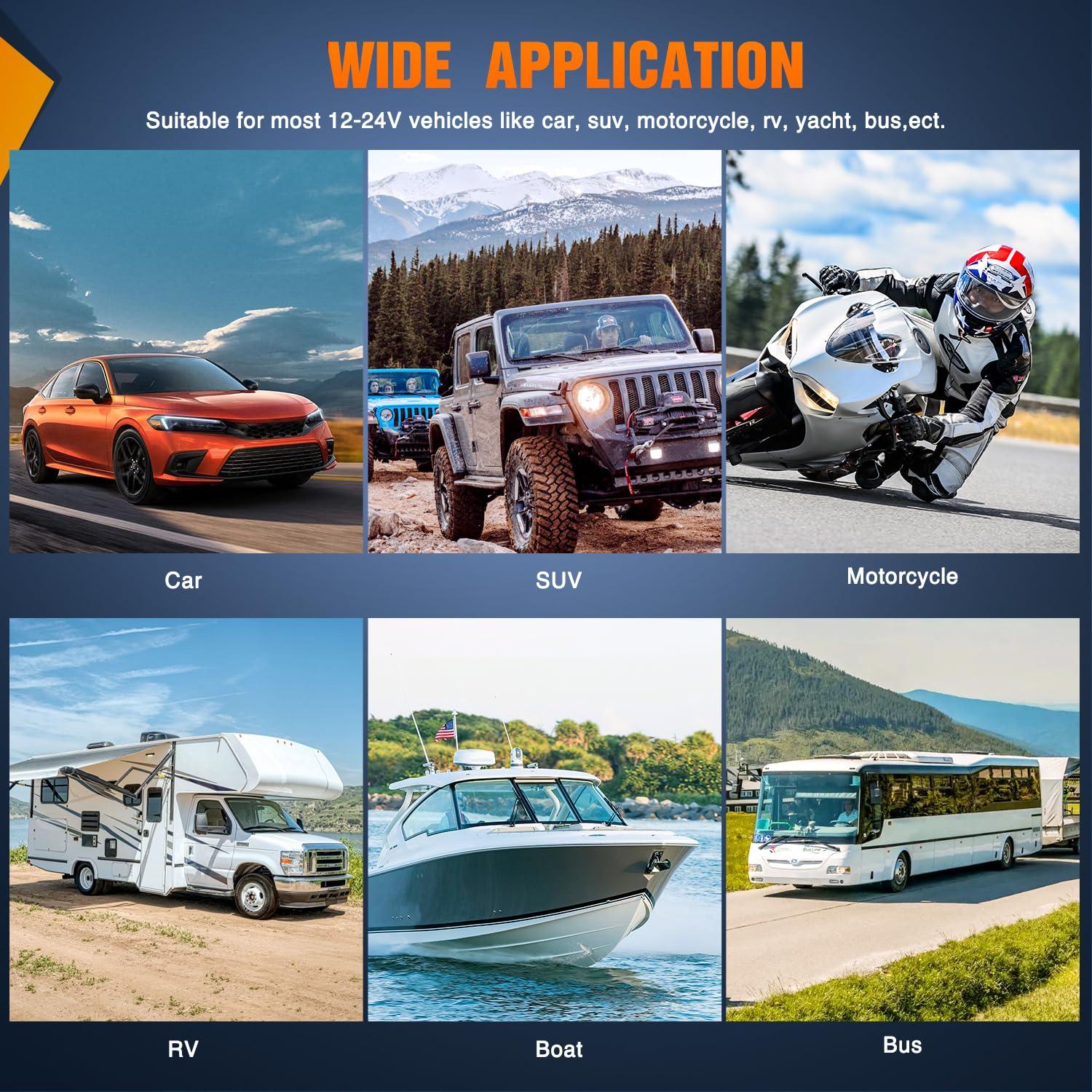 imageNilight 6 Gang Rocker Switch 12V SPST ON Off Switch QC 30 USB Charger Voltmeter Waterproof Aluminum Rocker Switch Panel Night Glow Stickers for Boats Cars RVs Trucks 2 Years WarrantyBlueType C USB Box 6Gang Switch Green