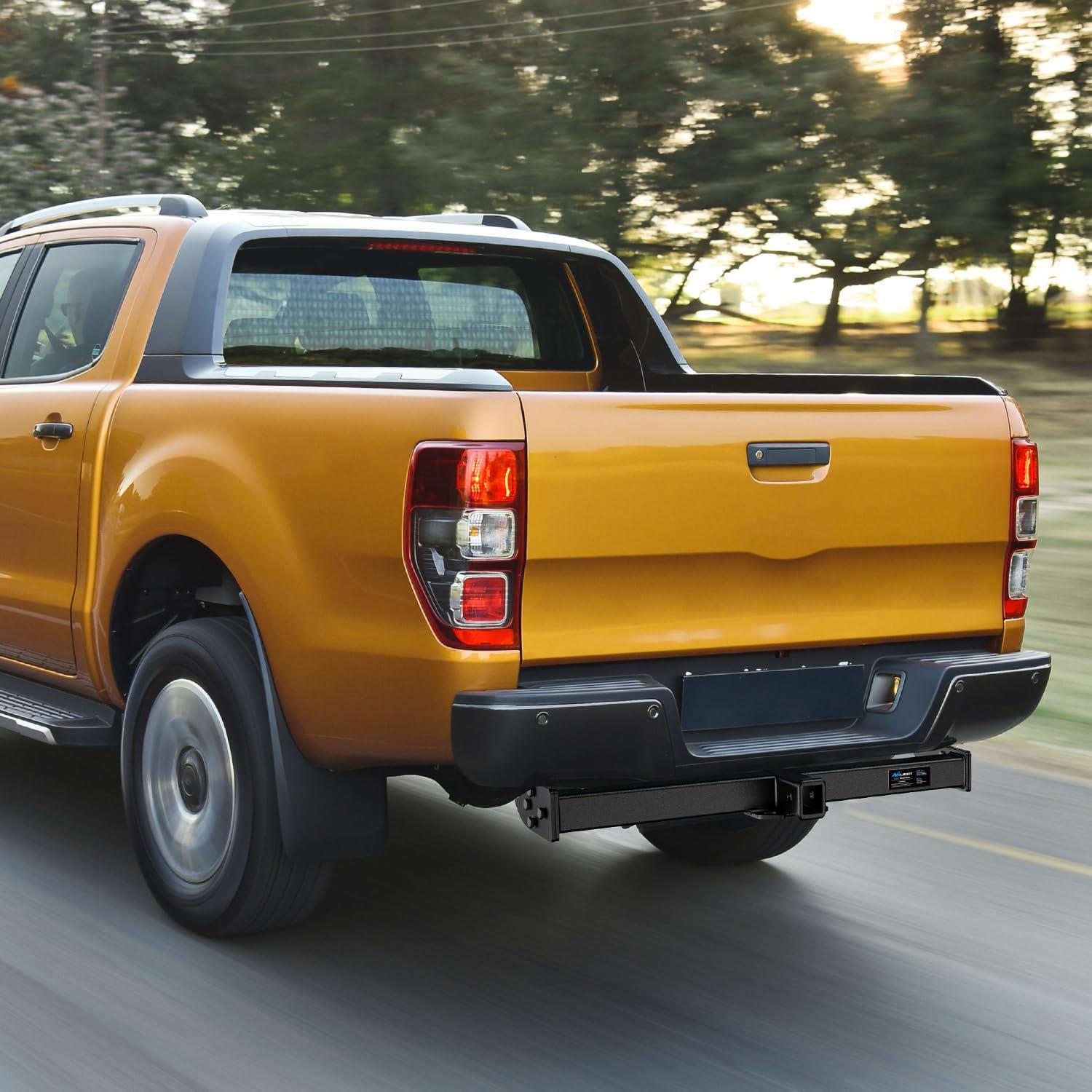 imageNilight Class 3 Trailer Hitch 2 Inch Receiver Compatible with Select Ford Ranger 2015 2016 2017 2018 2019 2020 2021 2022 Black Powder Coated