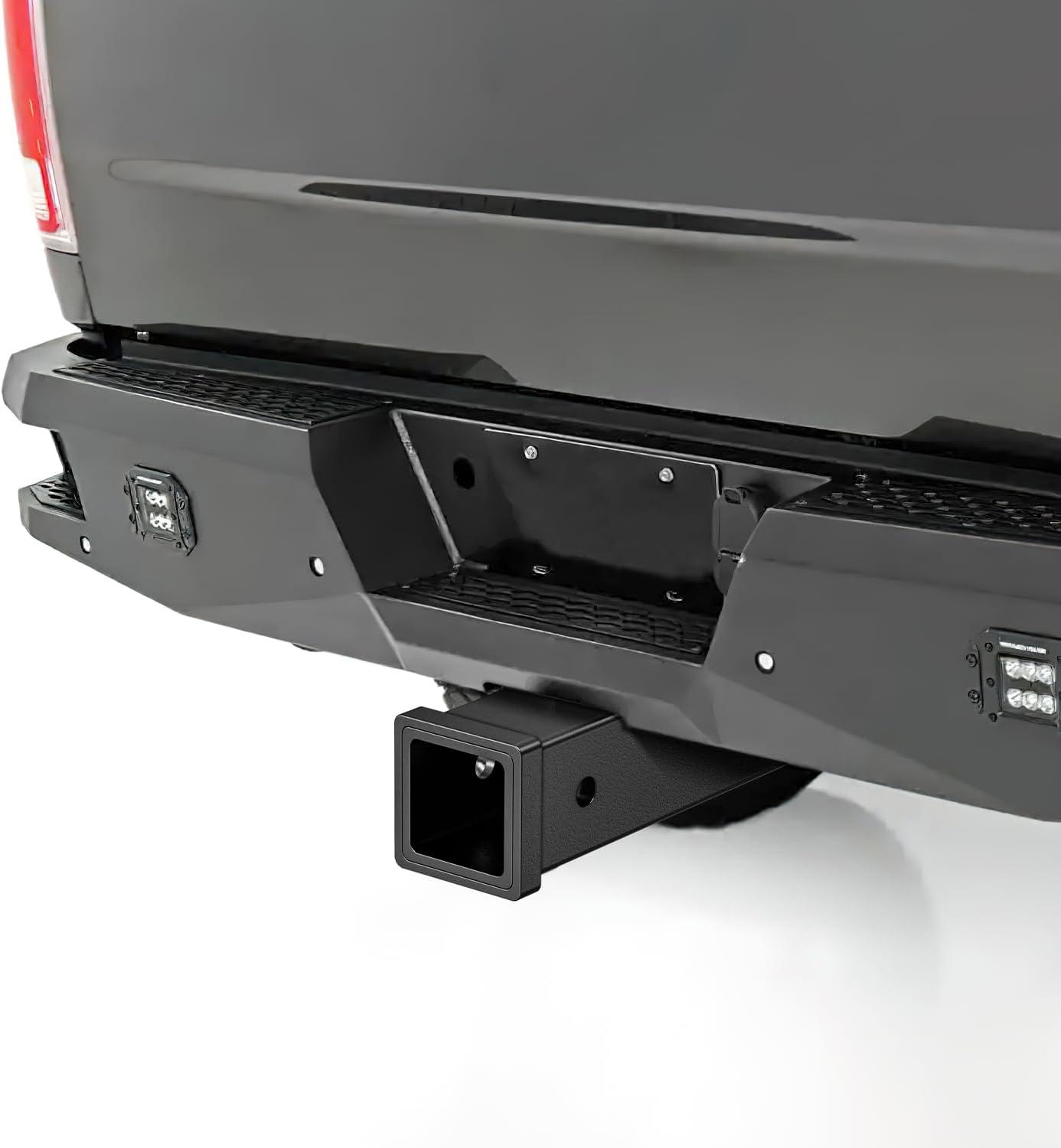 imageNilight Hitch Adapter 2quot x 9quot Combo Bar Trailer Receiver Tube Weldon Raw Steel Hitch Bar25 x 10 Receiver Steel