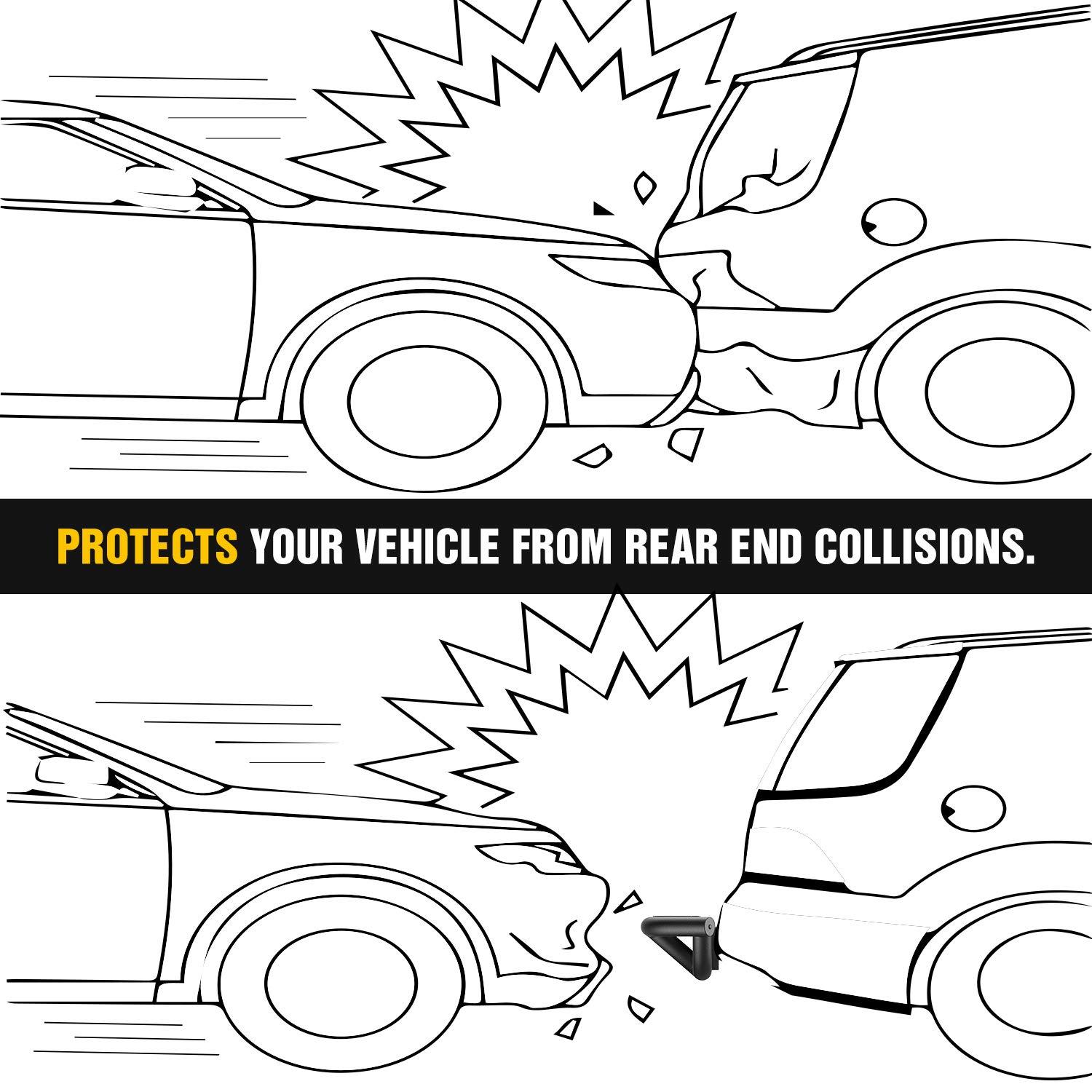 imageNilight Hitch Step with 2quot Hitch Receiver Rear Bumper Guard Protector Compatible with Car Truck Vehicles Upgraded Textured Black Hitch Step Bar with Hitch Lock ampamp UBolts StabilizeHeavy Duty Hitch Step