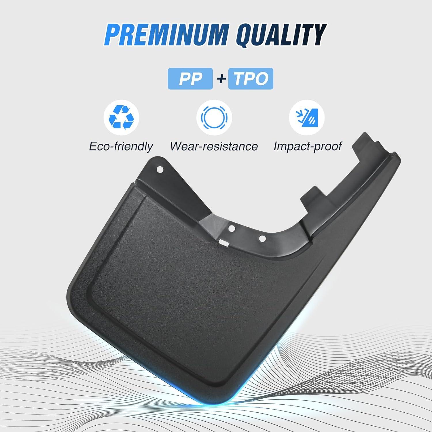 imageNilight Mud Flaps for Ford F150 2021 2022 2023 2024 2025 No Drilling Precision Fit Exterior Accessories HeavyDuty Splash Guards Protection Front ampamp Rear Set