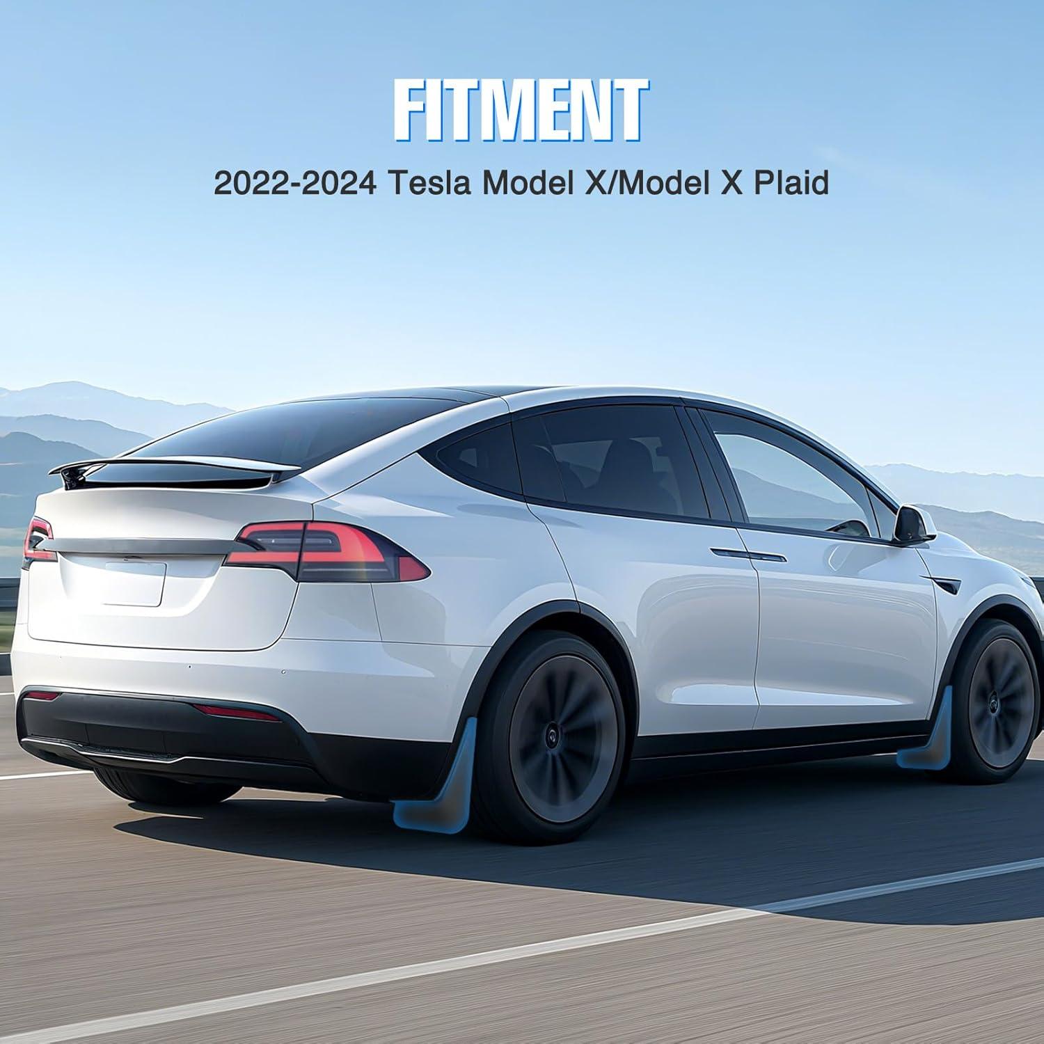 imageNilight Mud Flaps for Tesla Model 3 Highland 2024 2025 No Drilling Precision Fit Exterior Accessories HeavyDuty Splash Guards Protection Front ampamp Rear Set20222025 Model X