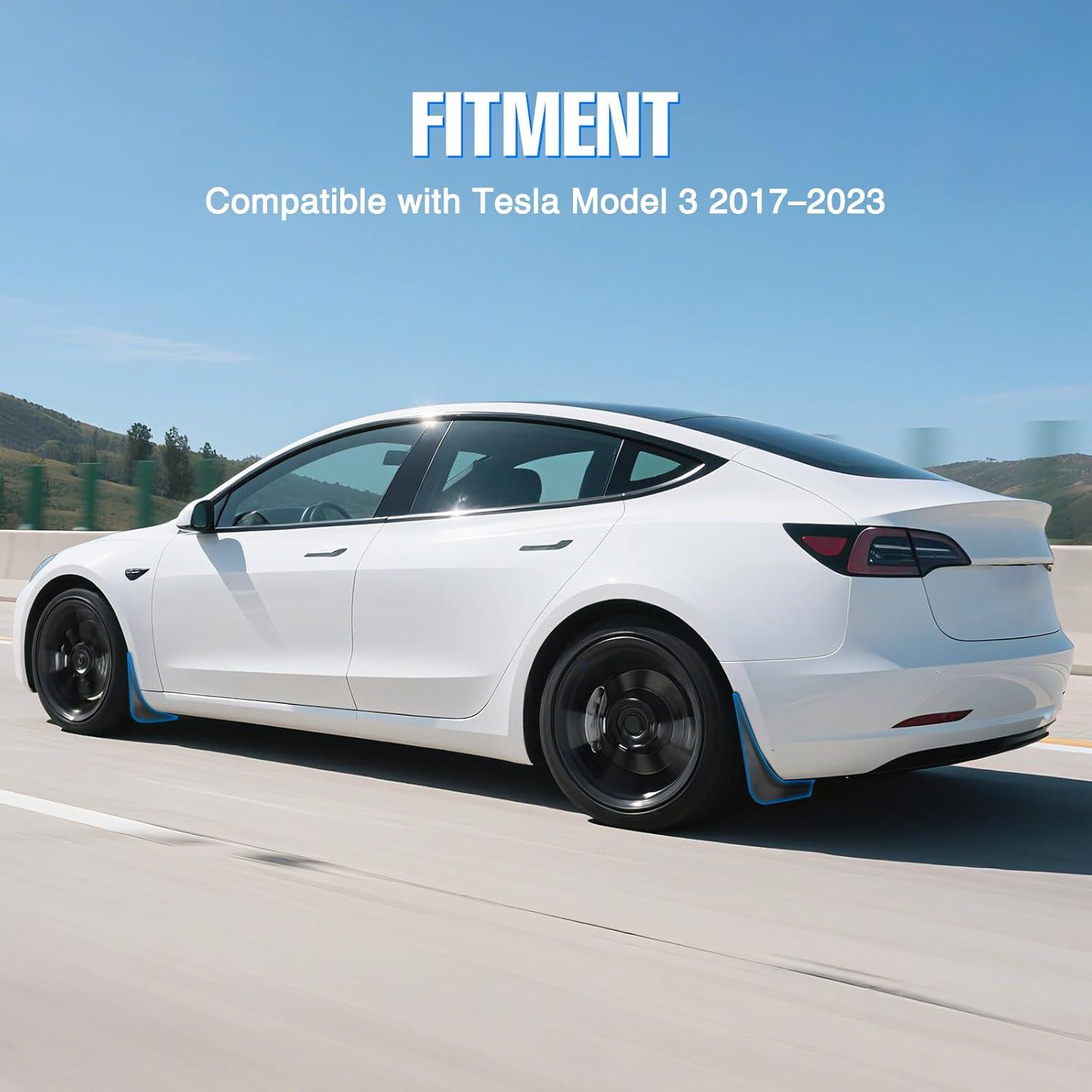 imageNilight Mud Flaps for Tesla Model 3 Highland 2024 2025 No Drilling Precision Fit Exterior Accessories HeavyDuty Splash Guards Protection Front ampamp Rear Set20162023 Model 3