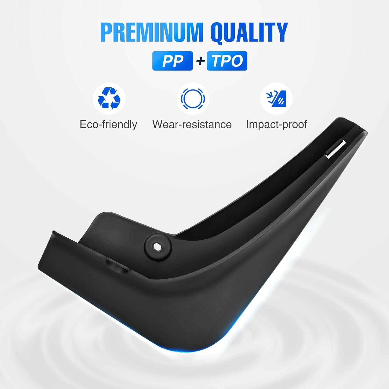 imageNilight Mud Flaps for Tesla Model 3 Highland 2024 2025 No Drilling Precision Fit Exterior Accessories HeavyDuty Splash Guards Protection Front ampamp Rear Set20162023 Model 3