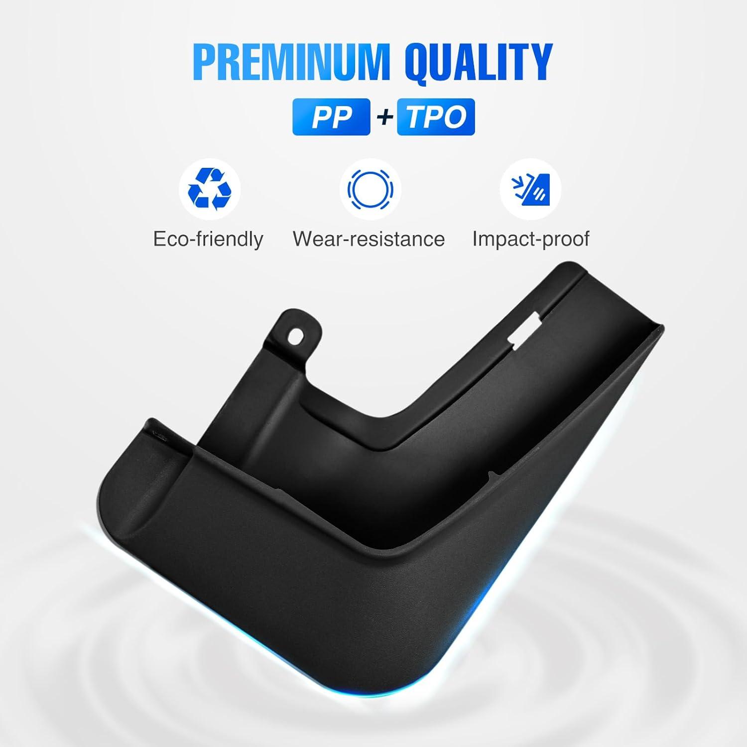 imageNilight Mud Flaps for Tesla Model 3 Highland 2024 2025 No Drilling Precision Fit Exterior Accessories HeavyDuty Splash Guards Protection Front ampamp Rear Set20222025 Model X