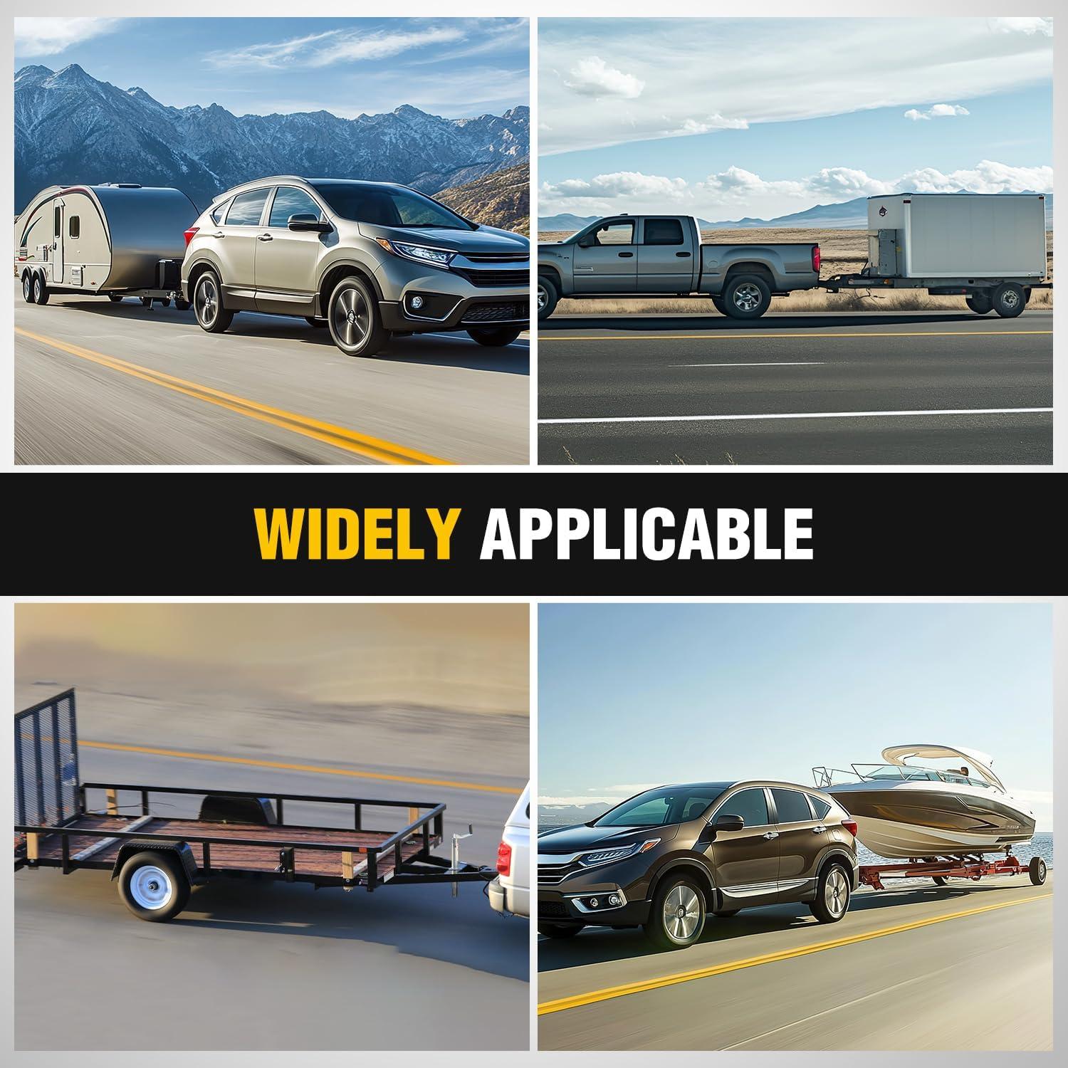 imageNilight Straight Trailer Coupler with Security LatchampampChain for 178 Inch Hitch Ball 2Inch Channel2000 LBS Heavy Duty Trailler Tongue Coupler for Station Wagon Truck Bolted ampamp welded installation178x32000Lbs