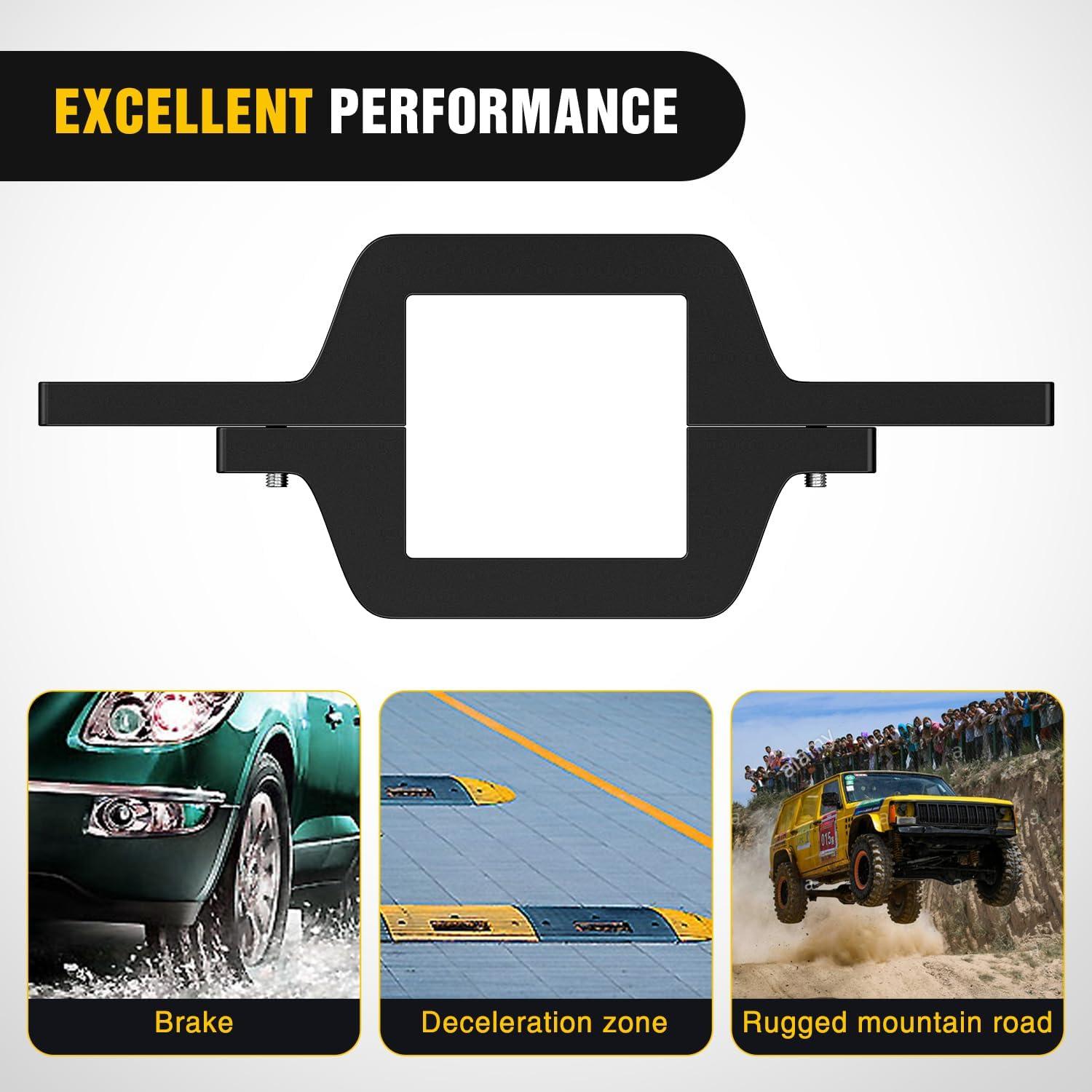 imageNilight Tow Hitch Bracket 2quot Universal Mounting Kit Reverse Road LED Work Light for Truck SUV Trailer RV25 inch Hitch