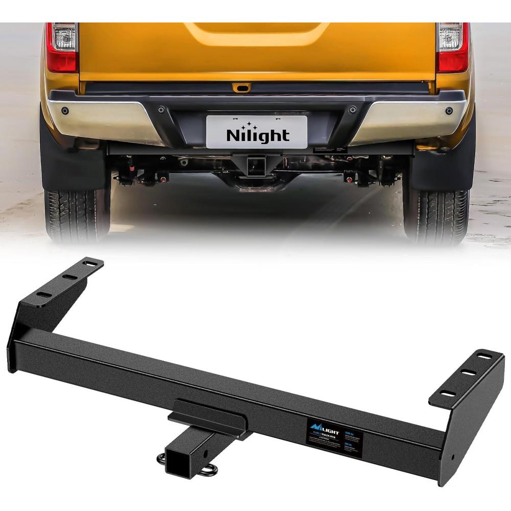 imageNilight Class 3 Trailer Hitch 2 Inch Receiver for 20042007 Toyota Highlander 20042006 Lexus RX330 Lexus RX400h 20062008 Lexus RX350 20072009 MultiFit Hitch Ball Mount Cargo Carrier Bike Rackfor Suzuki Equator 2009 2012