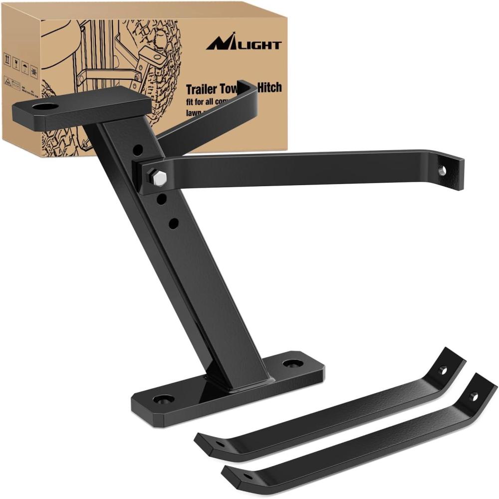 imageNilight Trailer Towing Hitch for Lawn Mower Garden Tractor Pro Hi Hitch Compatible with John Deere Cub Cadet Husqvarna Craftsman Poulan Riding Mower