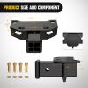 Nilight 2 Inch Rear Trailer Hitch Receiver Kit for 2010 2011 2012 2013 2014 2015 2016 2017 2018 2019 2020 2021 2022 2023 2024 Lexus GX460 with Rubber Stopper and Adjustment Plate