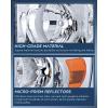 Nilight 2007 2008 2009 Dodge Ram Headlight Assembly 2 Pack Compatible with 2006-2008 Dodge Ram 1500 2006-2009 Dodge Ram 2500 3500 Headlamp Replacement Driver and Passenger Side(Chrome Housing +Amber Reflector)