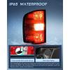 Nilight Headlight Assembly for 2007 2008 2009 2010 2011 2012 2013 Silverado 1500 2007-2014 Silverado 2500HD 3500HD Replacement Headlamp Black Housing Clear Reflector(Red-Driver Side)