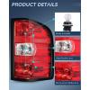 Nilight Headlight Assembly for 2007 2008 2009 2010 2011 2012 2013 Silverado 1500 2007-2014 Silverado 2500HD 3500HD Replacement Headlamp Black Housing Clear Reflector(Chrome Housing + Amber Reflector w/Tailight)