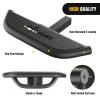 Nilight Hitch Step with 2″ Hitch Receiver Rear Bumper Guard Protector Compatible with Car Truck Vehicles Upgraded Textured Black Hitch Step Bar with Hitch Lock & U-Bolts Stabilize(Heavy Duty Hitch Step)