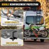 Nilight Motorcycle Hitch Carrier 400LBS, Lightweight Robust Aluminum Dirt Bike Hitch Hauler with 55.11″ Longer Ramp, Pin Lock, Tie-Down Strap and Hitch Tightener, 2″ Receiver, 5″ Wide Tire