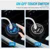 Nilight Quick USB Outlet Socket 12V 24V Dual USBs Connector 5V 4.8A Car Outlets with Waterproof Cover Rotating Cap LED Light for Cars Trucks Motorcycle RVs Campers(2PCS PD+QC3.0)