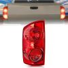 Nilight 2007 2008 2009 Dodge Ram Headlight Assembly 2 Pack Compatible with 2006-2008 Dodge Ram 1500 2006-2009 Dodge Ram 2500 3500 Headlamp Replacement Driver and Passenger Side(Red-Driver Side)