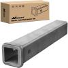 Nilight Hitch Adapter 2″ x 9″ Combo Bar Trailer Receiver Tube Weld-on Raw Steel Hitch Bar(2″ x 12″ Receiver Steel)