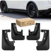 Nilight Mud Flaps for Tesla Model 3 Highland 2024 2025, No Drilling Precision Fit Exterior Accessories Heavy-Duty Splash Guards Protection, Front & Rear Set(2022-2025 Model X)