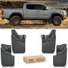 Nilight Mud Flaps for Toyota Tacoma 2016-2023, No Drilling Precision Fit Exterior Accessories Heavy-Duty Splash Guards Protection, Front & Rear Set
