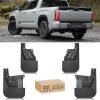 Nilight Mud Flaps for Toyota Tundra 2022 2023 2024 2025, No Drilling Precision Fit Exterior Accessories Heavy-Duty Splash Guards Protection, Front & Rear Set