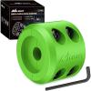 Nilight Winch Stopper for ATV UTV Truck SUV Winch Cable Hook Rubber Stopper 2 Pack Protect Towing Hook Synthetic Rope Winch Accessories Rope Line Saver with Stainless Steel Screws Allen Wrenc, Green(Green)
