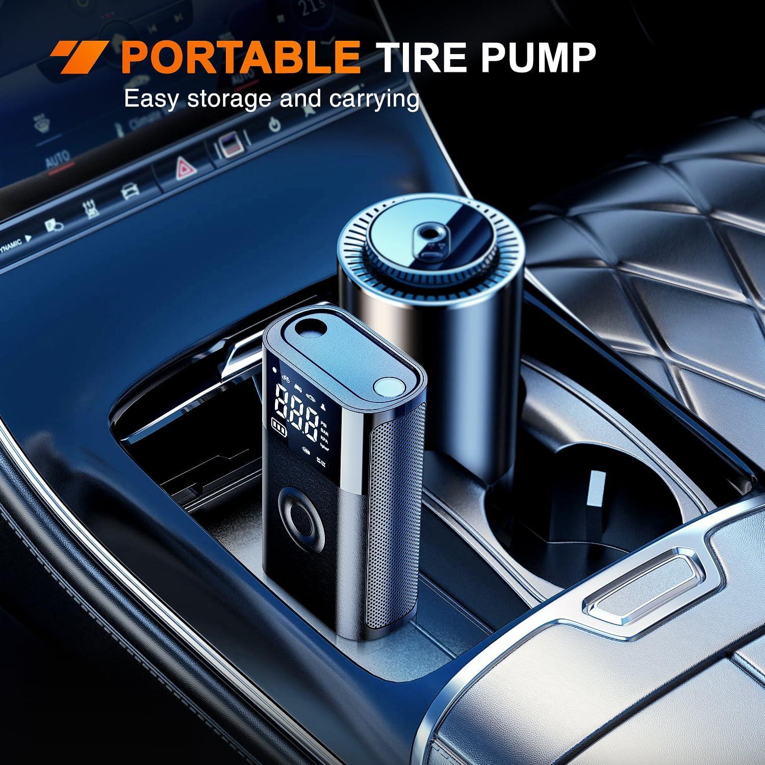 imageNilight 50057A Digital Tire Inflator Deflator with Pressure Gauge 250 PSI Air Chuck and Compressor Accessories with Rubber Hose and Quick Connect Coupler for 01 Display Resolution2x Faster Tire Inflator