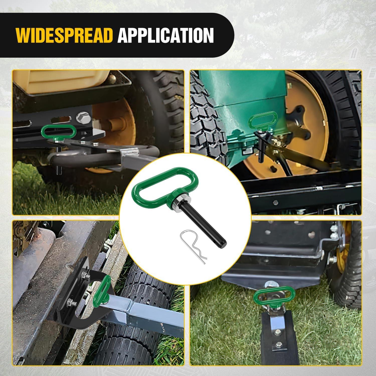 imageNilight 12 Inch Diameter Heavy Duty Ultra Strong Neodymium Magnet Trailer Hitch Pin Green for Lawn Mower Tractor Towing Cargo ATV Trailer12 Inch Trailer Hitch PinGreen