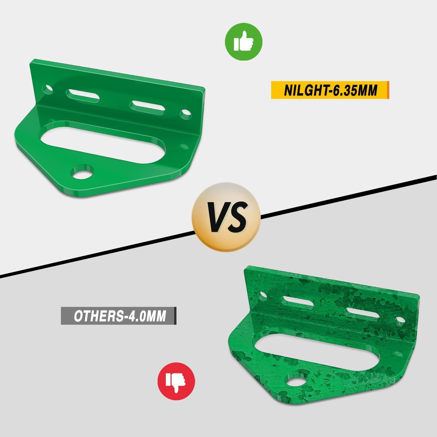 imageNilight 12 Inch Diameter Heavy Duty Ultra Strong Neodymium Magnet Trailer Hitch Pin Green for Lawn Mower Tractor Towing Cargo ATV TrailerHeavy Duty Zero Turn Mower Trailer HitchGreen