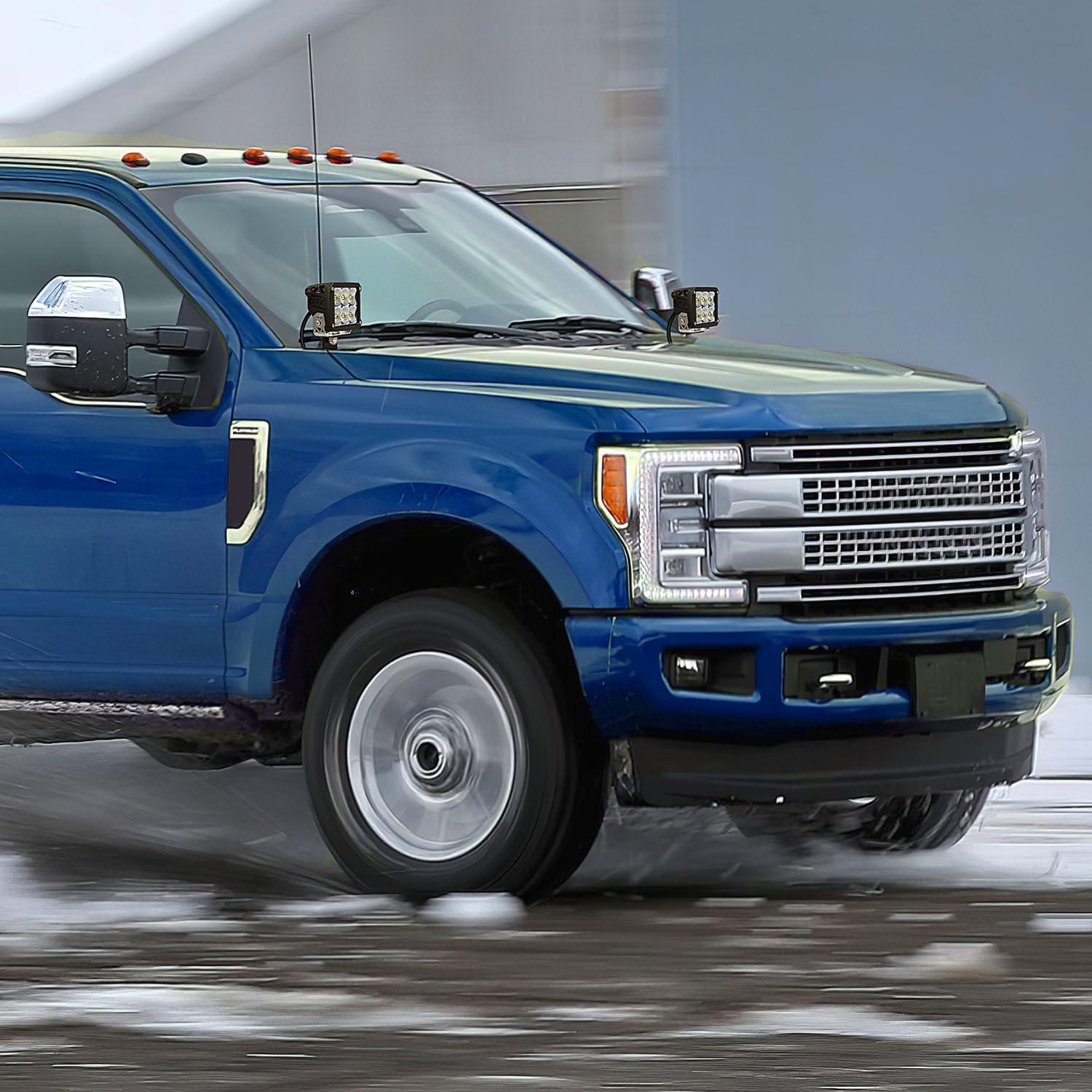 imageNilight 2PCS Lower Windshield Hinge Mounting Brackets APillar Brackets for Offroad LED Fog Light Pods for 2021 2022 2023 2024 Ford BroncoFor F250350450550 20172022