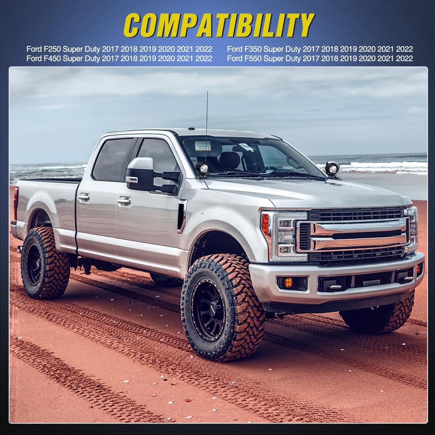 imageNilight 2PCS Lower Windshield Hinge Mounting Brackets APillar Brackets for Offroad LED Fog Light Pods for 2021 2022 2023 2024 Ford BroncoFor F250350450550 20172022