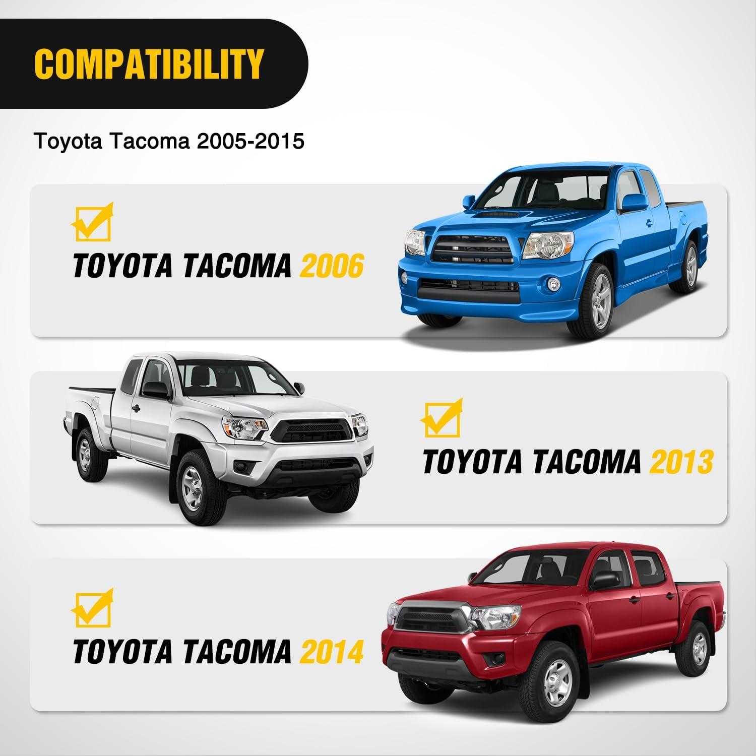 imageNilight Bull BarampampLicense Plate Hole with LED Light Bar Compatible with Toyota Tundra 19992006 for Toyota Sequoia 20012007 Truck Brush Guard Front Bumper Push Bar wGrille Skid Plate Light MountFor Toyota Tacoma 20052015