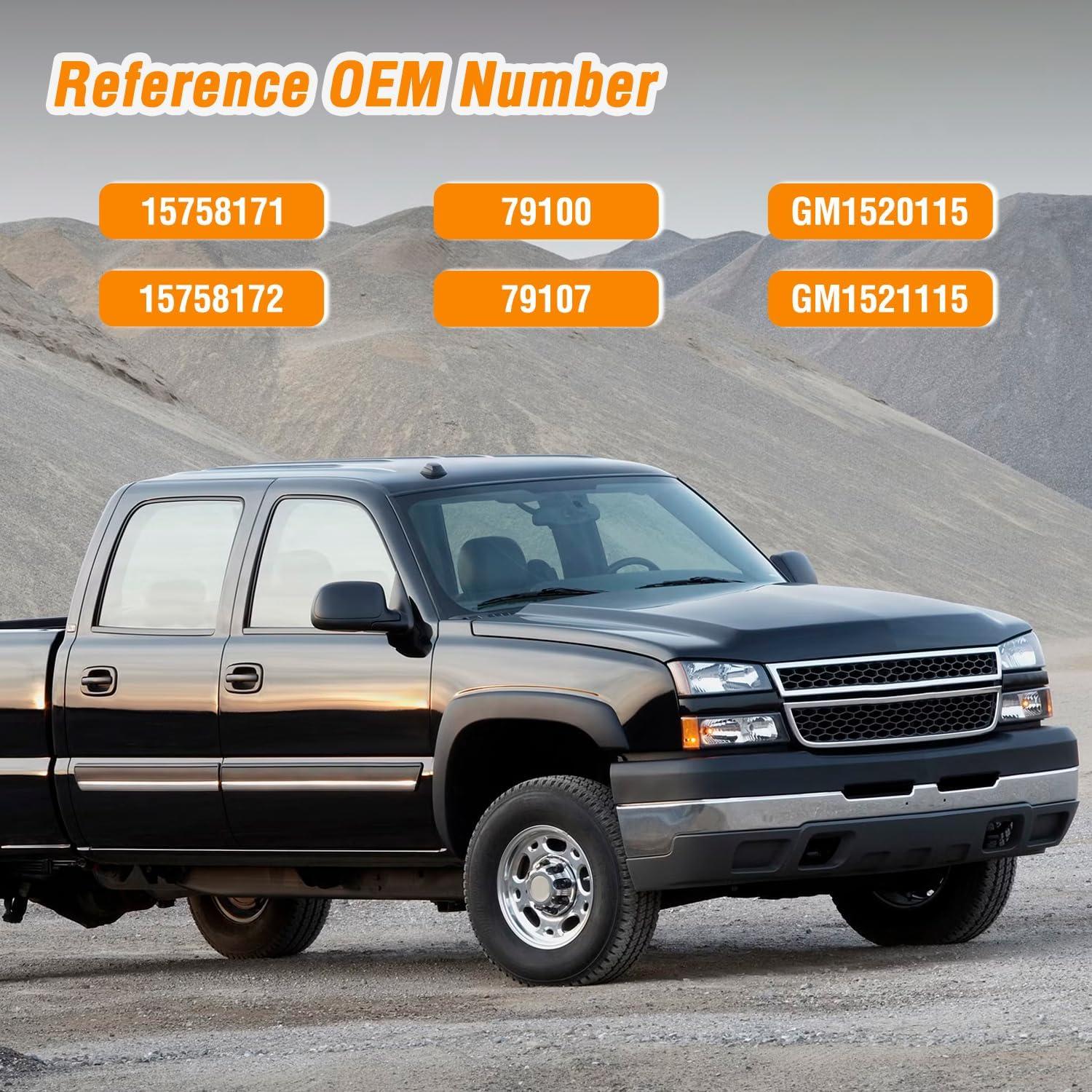 imageNilight Exterior Front Left Right Car Door Handle with Keyhole Fit for 1999 00 01 02 03 04 05 06 07 Cadillac Escalade Chevy Avalanche Silverado Tahoe GMC Sierra Yukon Denali Replaces150349851503498619992007 Chevy Silverado GMC Sierra