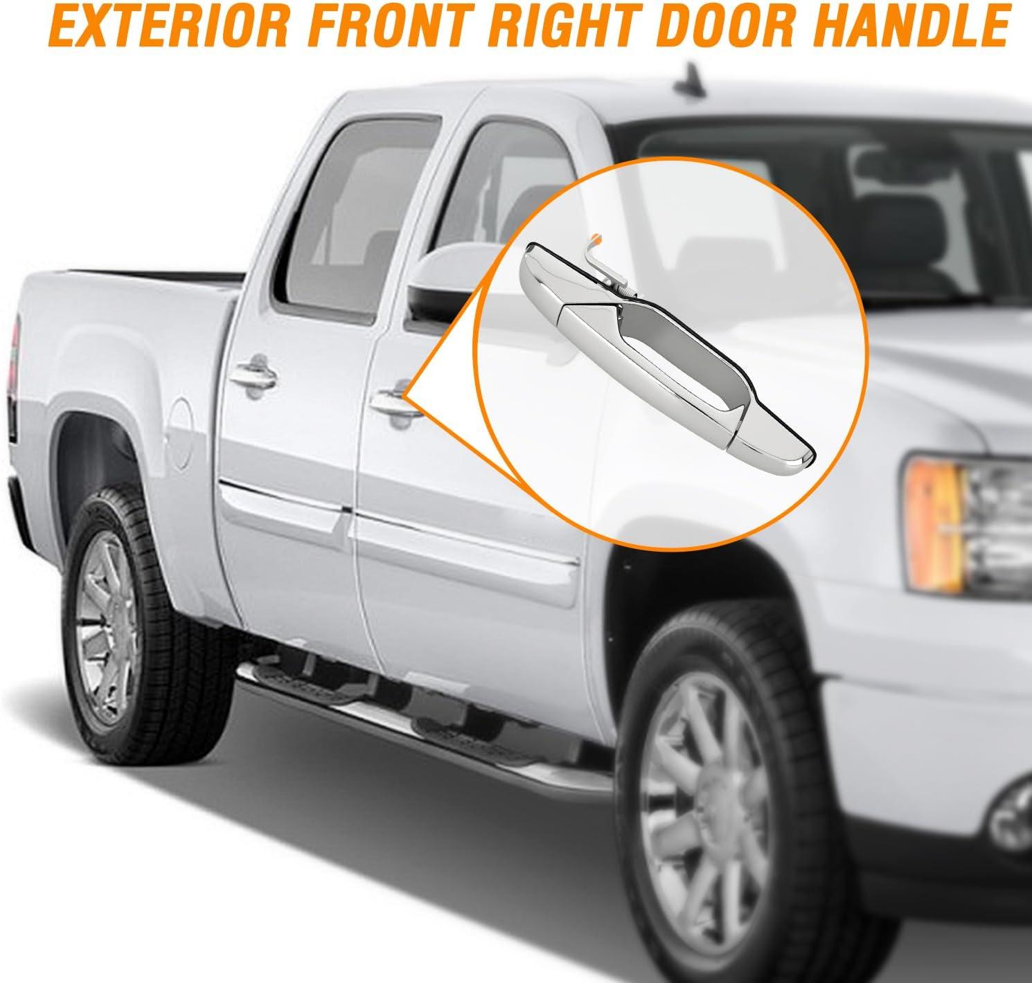 imageNilight Exterior Front Left Right Car Door Handle with Keyhole Fit for 1999 00 01 02 03 04 05 06 07 Cadillac Escalade Chevy Avalanche Silverado Tahoe GMC Sierra Yukon Denali Replaces150349851503498620072013 Chevy Silverado GMC Sierra Cadillac Suburban