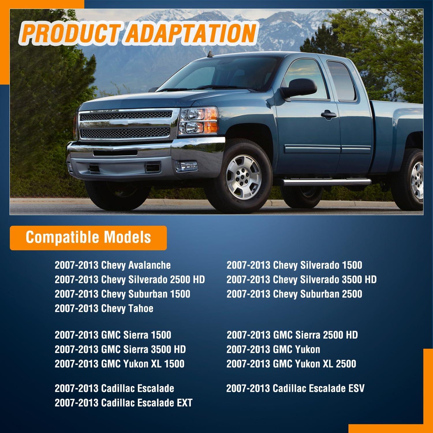 imageNilight Exterior Front Left Right Car Door Handle with Keyhole Fit for 1999 00 01 02 03 04 05 06 07 Cadillac Escalade Chevy Avalanche Silverado Tahoe GMC Sierra Yukon Denali Replaces150349851503498620072013 Chevy Silverado GMC Sierra Cadillac Suburban