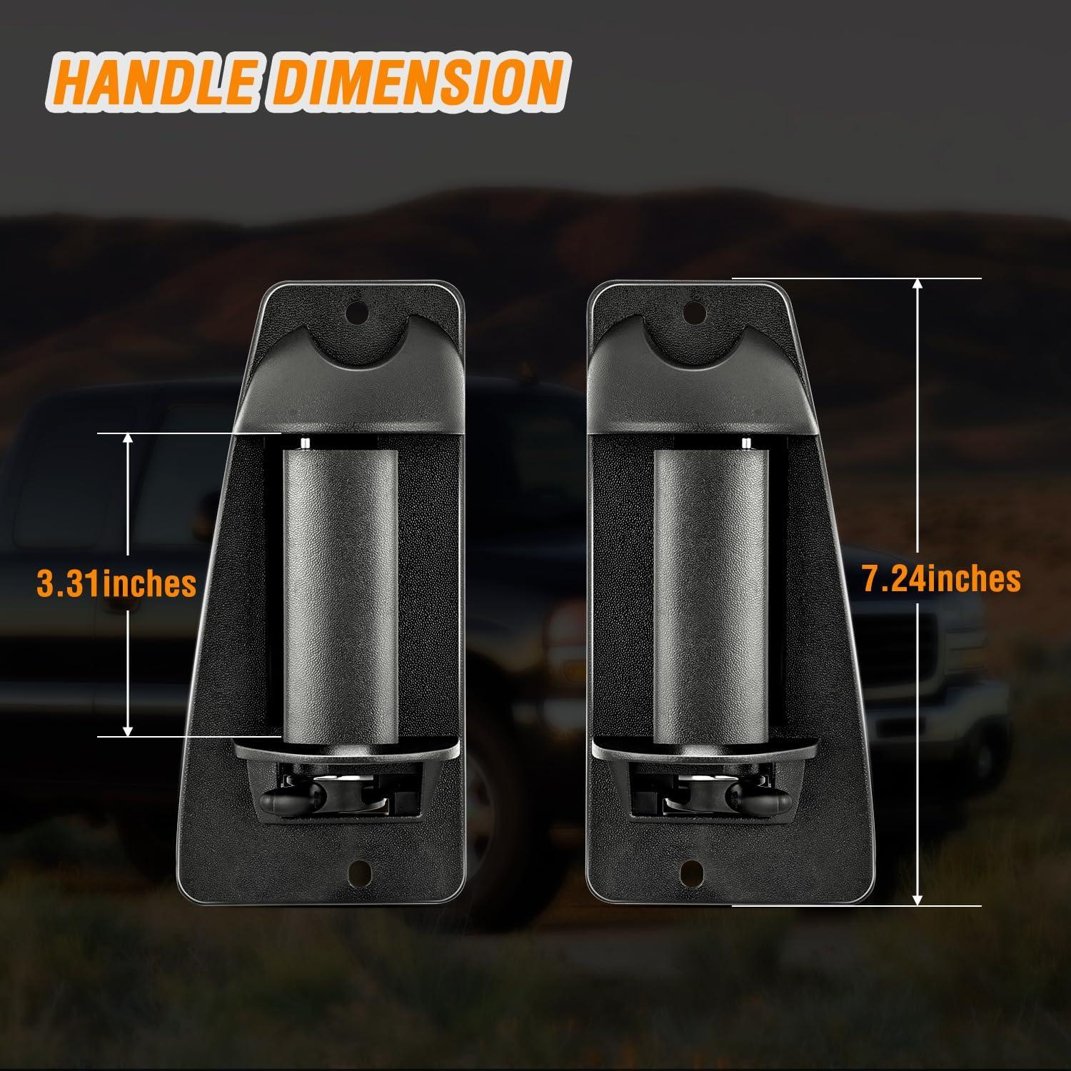 imageNilight Exterior Front Left Right Car Door Handle with Keyhole Fit for 1999 00 01 02 03 04 05 06 07 Cadillac Escalade Chevy Avalanche Silverado Tahoe GMC Sierra Yukon Denali Replaces150349851503498619992007 Chevy Silverado GMC Sierra