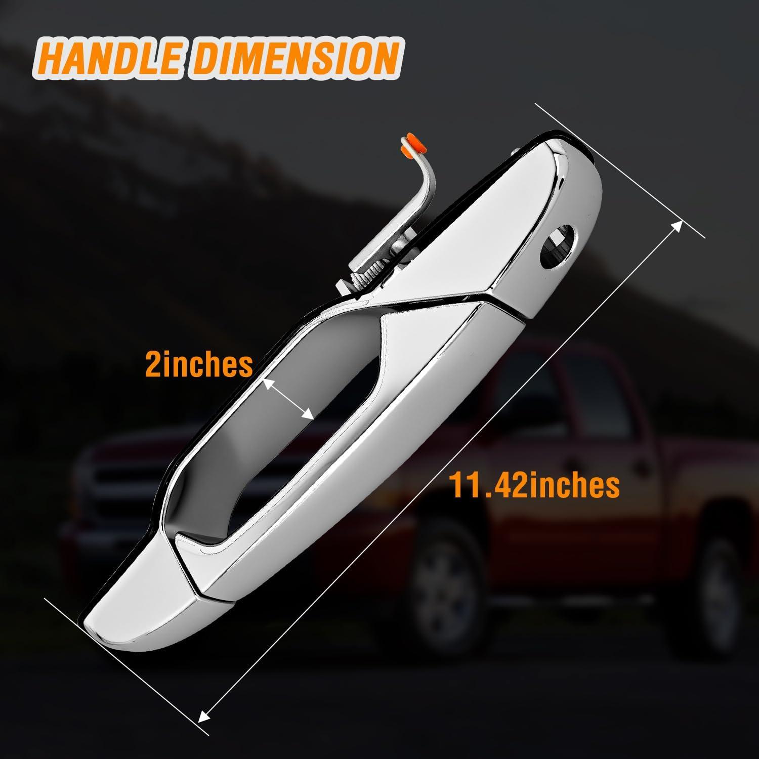 imageNilight Exterior Front Left Right Car Door Handle with Keyhole Fit for 1999 00 01 02 03 04 05 06 07 Cadillac Escalade Chevy Avalanche Silverado Tahoe GMC Sierra Yukon Denali Replaces150349851503498620072013 Chevy Silverado GMC Sierra Cadillac Suburban