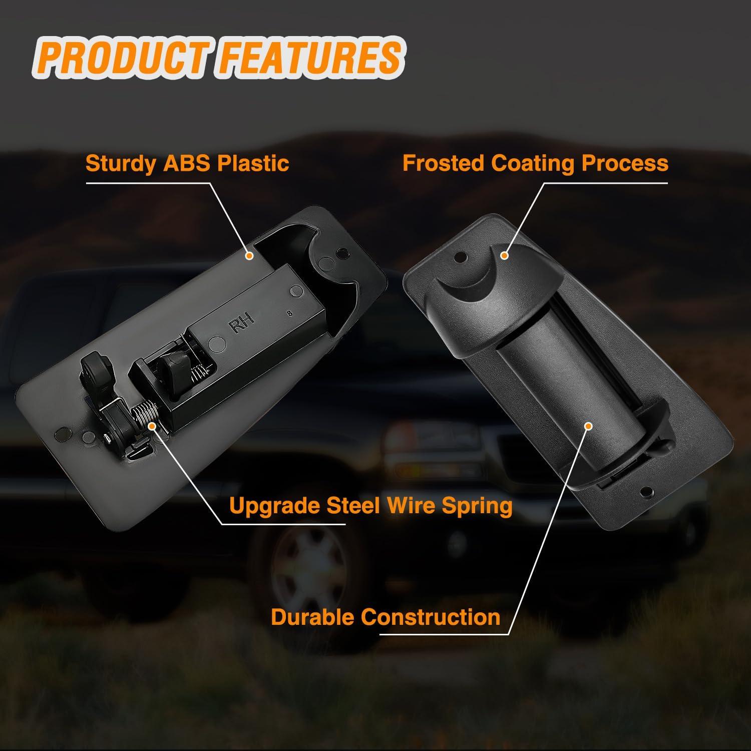 imageNilight Exterior Front Left Right Car Door Handle with Keyhole Fit for 1999 00 01 02 03 04 05 06 07 Cadillac Escalade Chevy Avalanche Silverado Tahoe GMC Sierra Yukon Denali Replaces150349851503498619992007 Chevy Silverado GMC Sierra