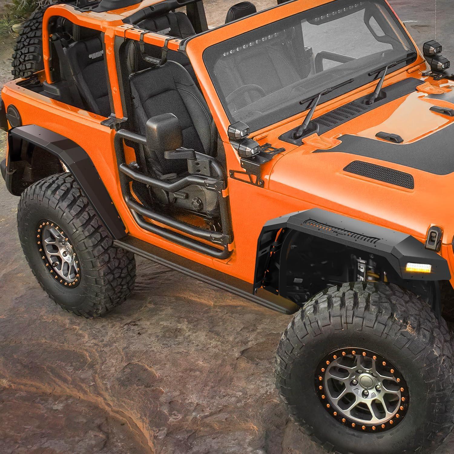 imageNilight Fender Flares Extensions SetFor 20182025 JLJLU Wide
