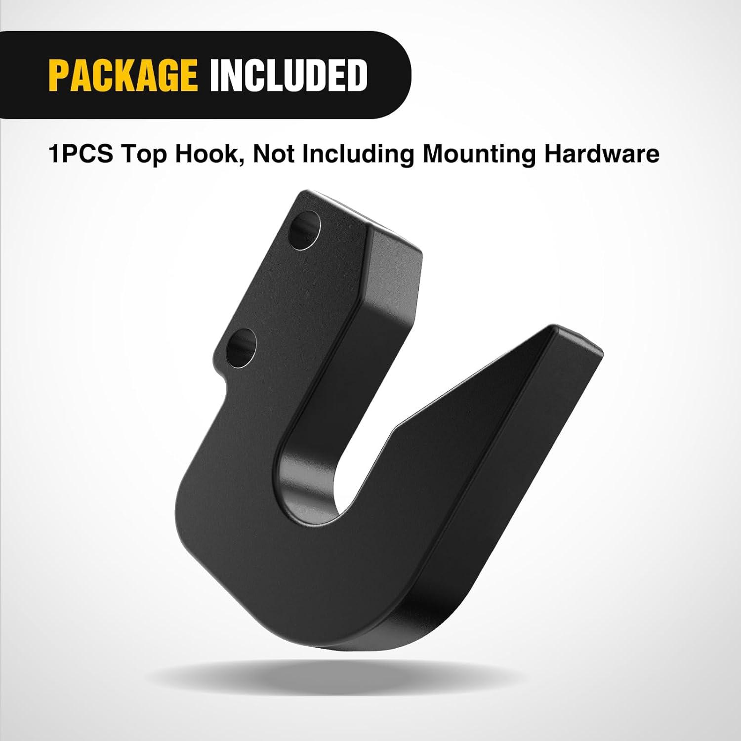 imageNilight Forklift Trailer Hitch Attachment Fits 2 Inch Receiver Clamp on Pallet Fork Trailer Towing Adapter with Safety Chain ampamp 58 Hitch Pin Clip RedQuick Hitch Top Hook