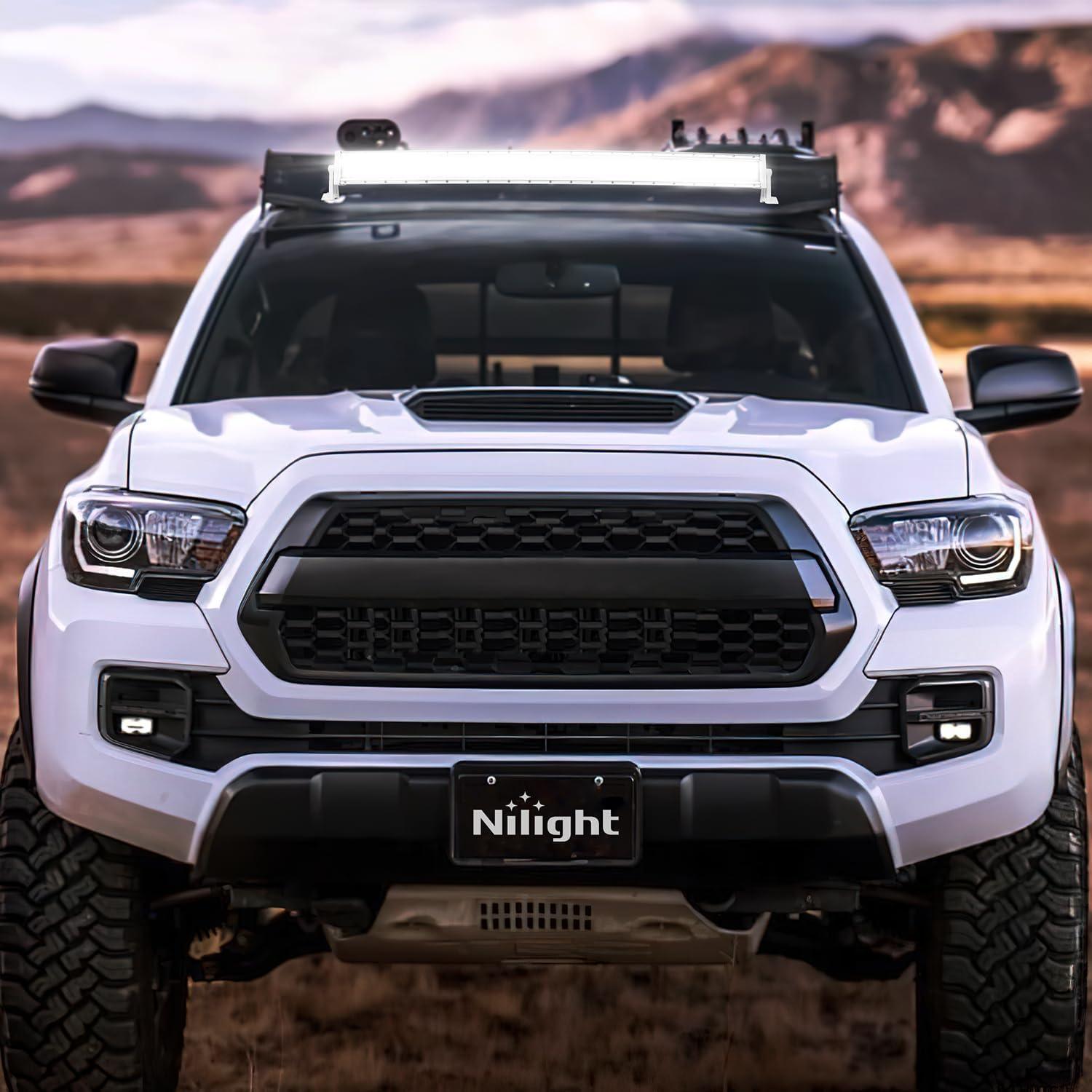 imageNilight LED Light Bar 42Inch 240W Spot Flood Combo Driving Lamp Roof Bumper Off Road Lights LED Work Light Pods for Trucks Pickup SUV ATV UTV Boat 4x4 Van Camperwhite