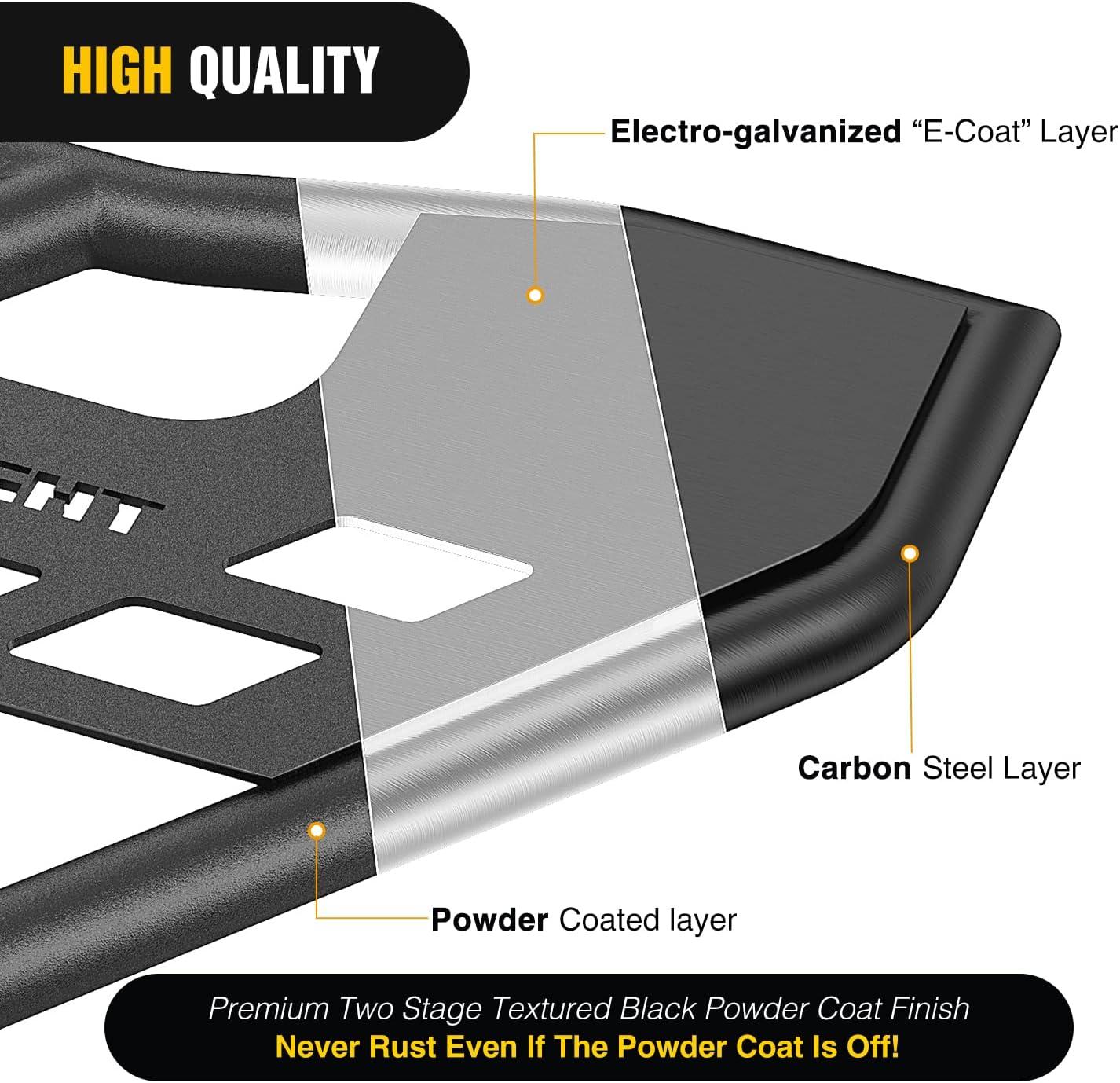 imageNilight Off Road Front Rear Tubular Doors with Side View Mirrors Compatible with 2018 2019 2020 2021 2022 2023 Wrangler JL 2020 2021 2022 2023 Gladiator JT 4 Door Only 2 Years Warranty2 Front Tubular Doors 20182023 JLJT