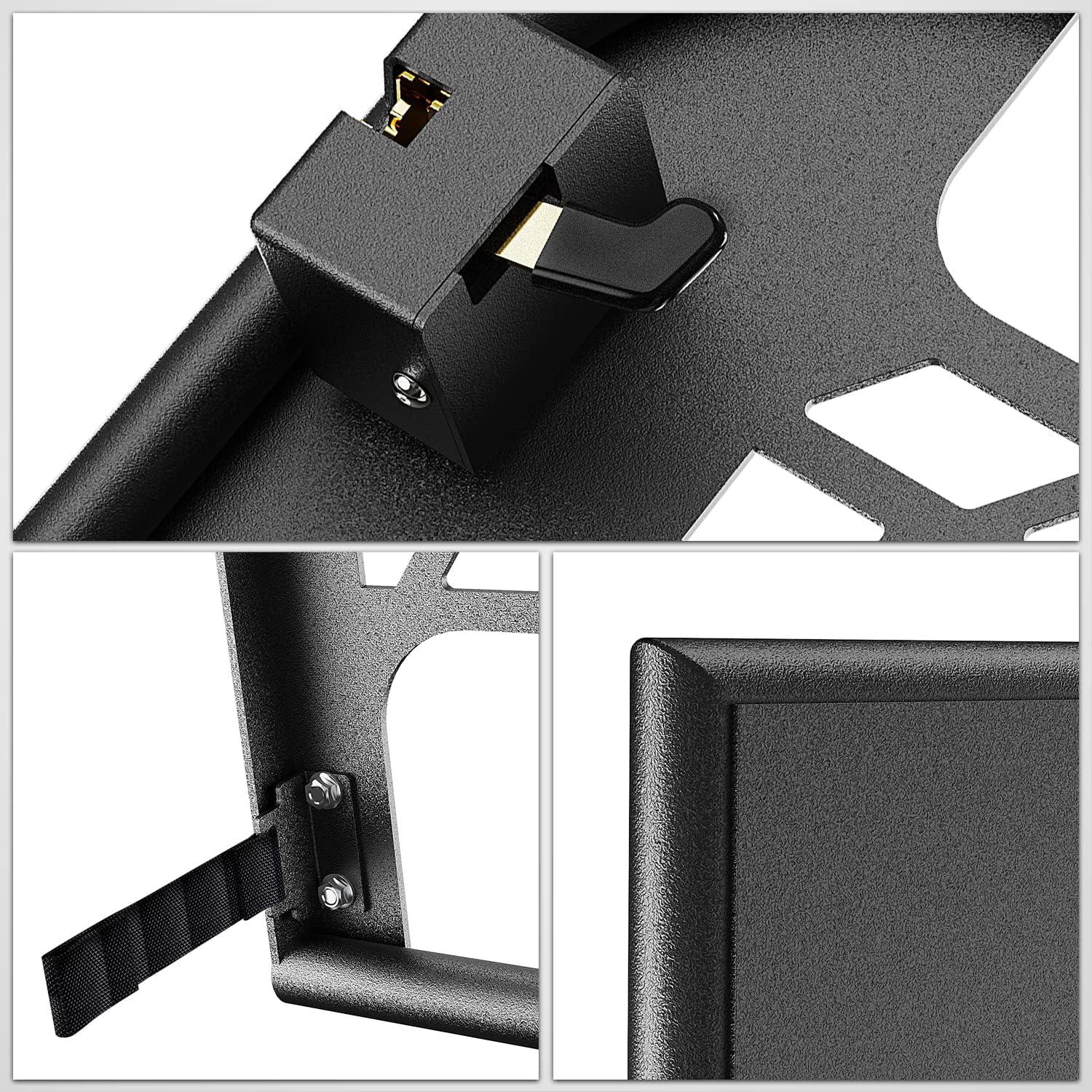 imageNilight Off Road Front Rear Tubular Doors with Side View Mirrors Compatible with 2018 2019 2020 2021 2022 2023 Wrangler JL 2020 2021 2022 2023 Gladiator JT 4 Door Only 2 Years Warranty2 Front Tubular Doors 20182023 JLJT